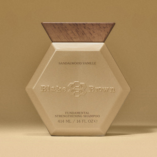 Blake Brown Strengthening Shampoo by Blake Lively, designed to reduce hair breakage and boost hair resilience.