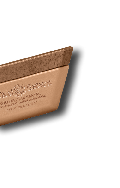 Cut-out shot of Blake Brown's Nourishing Mask, known for its luxurious Wild Nectar Santal fragrance.